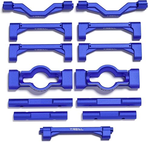 مجموعة دعامة هيكل العارضة الألومنيوم Treal 7075 لـ 1/8 LMT 2.0 (أزرق) in Kuwait