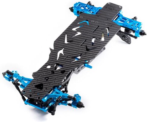 مجموعة إطارات هيكل الهيكل من سبيكة وكربون RC أجزاء ترقية الدفع الخلفي لسيارة 1/10 Sakura D5 Standard + MR RC Road Drift Car in Kuwait
