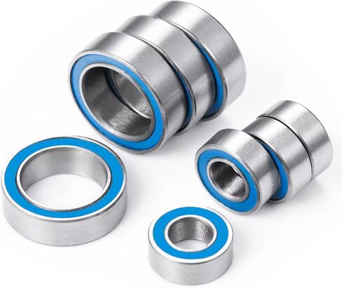 ل MINI ل E-Revo فرش 1/16 المعادن 8 قطعة مجموعة أدوات المحمل M2 دبابيس وتد عمود تثبيت قفل بار RC نموذج سيارة ترقية أجزاء RC سيارات لعب أجزاء in Kuwait