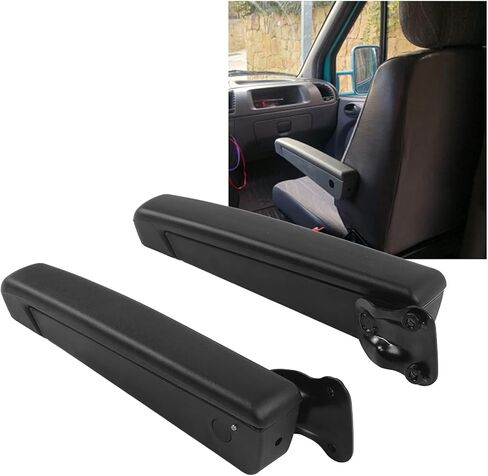 2Pcs Car Seat Armrest, 1 Pair Left Right Car Adjustable Seat Armrest Durable for Trucks Boats in Saudi Arabia