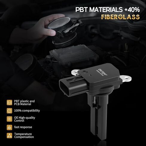 Oktiger Mass Air Flow Sensor(MAF Meter) Fits for Subaru Impreza 2012-2016 2.0L, 2008-2014 2.5L, Legacy 2008-2018 2.5L, 2010-2018 3.6L, Outback 2008-2018 2.5L, 2010-2018 3.6L & More, OE# 22680AA380 in Kuwait