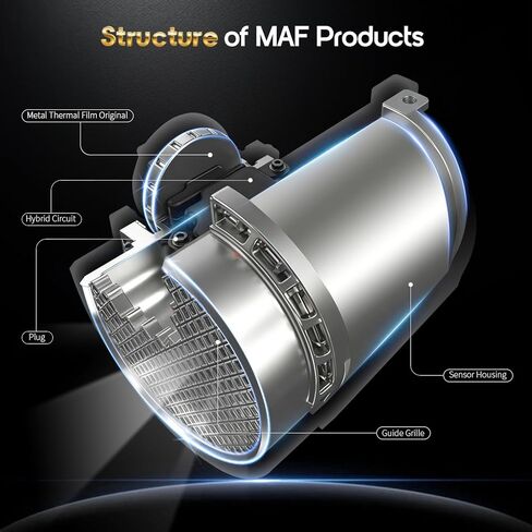 Oktiger Mass Air Flow Sensor(MAF Meter) Fits for Subaru Impreza 2012-2016 2.0L, 2008-2014 2.5L, Legacy 2008-2018 2.5L, 2010-2018 3.6L, Outback 2008-2018 2.5L, 2010-2018 3.6L & More, OE# 22680AA380 in Kuwait