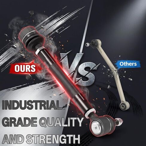 Heavy Duty Tie Rod Ends Kit, 2pcs Adjustable 0-6" Tie Rod, applicable to Silverado Sierra 2500HD 3500HD 2011-2024, Front Lower Tie Rod Compatible with Chevy GMC, Repalce OE Inner and Outer Assembly in Saudi Arabia