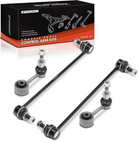 A-Premium Set of 4, Front and Rear Sway Bar Link Stabilizer Link Kit, Compatible with Toyota Corolla 2019-2024, Prius 2016-2024, C-HR 2018-2022, Prius Prime AWD-e & Lexus UX200, UX250h in Kuwait