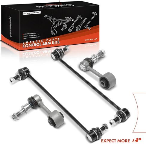 A-Premium Set of 4, Front and Rear Sway Bar Link Stabilizer Link Kit, Compatible with Toyota Corolla 2019-2024, Prius 2016-2024, C-HR 2018-2022, Prius Prime AWD-e & Lexus UX200, UX250h in Kuwait