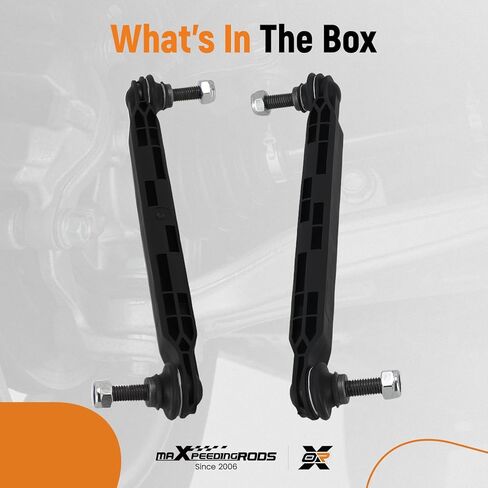 maxpeedingrods 2 قطعة وصلات شريط أمامي لشيفي كروز فولت 2011-2015 تشيفي ماليبو أورلاندو بويك ألور لاكروس ريجال فيرانو بونتياك G6 ساب 9-5، K750519 رابط شريط التثبيت in Kuwait