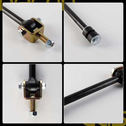 وصلات نهاية قضيب Dasbecan Sway (4"-6") متوافقة مع 1999-2019 Chevy Silverado & GMC Sierra 1500HD 2500HD 3500HD، تحل وصلات تثبيت التعليق الأمامي شديدة التحمل # KRSWEL46 in Kuwait