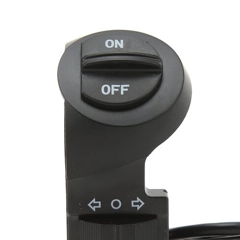 Electric Bike Light Switch, 3 in 1 Ebike Spotlight Headlight On Off Toggle Push Button Handlebar Mount Water Proof Bike Turn Light Horn Switch for Electric Scooter in Saudi Arabia