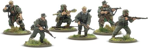 WarLord Bolt Action German Grenadiers Late War Infantry 1:56 WWII Military Wargaming Figures Plastic Model Kit, Small in Saudi Arabia