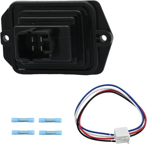 HVAC Blower Motor Resistor with Wire Harness Compatible with Acura ILX 2013-2020 RDX 2013-2018 Replacement for Honda Accord 2013-2017 Civic 2012-2015 Cr-V 2012-2016 Relpace 79330TR0A01 in Kuwait