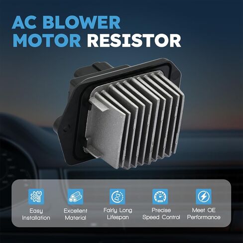 HVAC Blower Motor Resistor with Wire Harness Compatible with Acura ILX 2013-2020 RDX 2013-2018 Replacement for Honda Accord 2013-2017 Civic 2012-2015 Cr-V 2012-2016 Relpace 79330TR0A01 in Kuwait