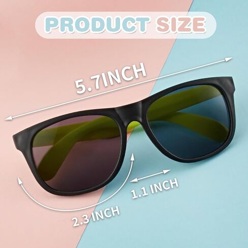 150 Pcs Neon Color Sunglasses Bulk Party Favor, UV400 Sun Glasses Summer Beach Toy, Birthday Decor Supplies Kid Adult, Carnival Easter Goody Bag Stuffer, 80s Accessories, Girl Boy Class Prize Gift Box in Saudi Arabia