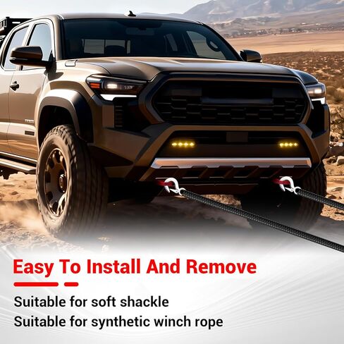 Tow Hooks for Tacoma 2024-2026/4Runner 2025-2026/Land Cruiser 250 2024-2025, Car Tow Hooks Compatible with Toyota Tacoma/4Runner/Land Cruiser 250 Accessories, T6061 Aluminum Alloy in Saudi Arabia