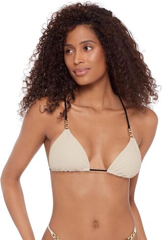 Steve Madden Womens Over The Shoulder Basic Triangle Bikini Top in Saudi Arabia