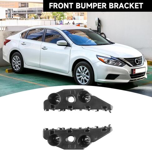 زوج واحد من دعامة المصد الأمامي للجانب الأيسر والأيمن - متوافق مع Nissan Altima 2.5L L4 - Gas، 3.5L V6 - Gas 2016-2018 - استبدال الجزء 62220-9HS0A، 62221-9HS0A in Kuwait