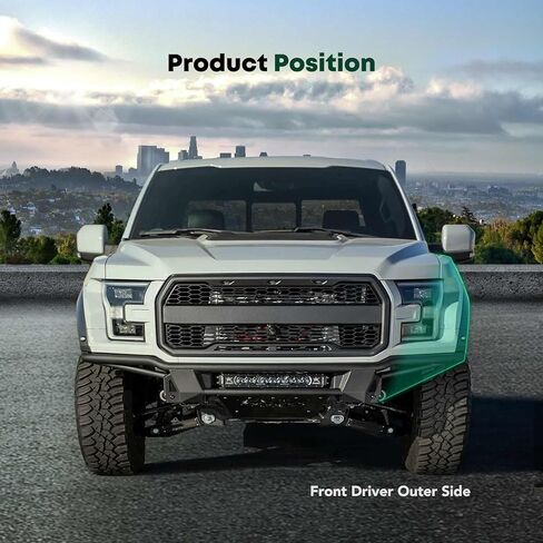 YHTAUTO Front Left Driver Outer Side Bumper Support Compatible with Nissan Frontier 2005-2019 Pickup, with Chrome Bumper, HSS Bumper Bracket in Kuwait