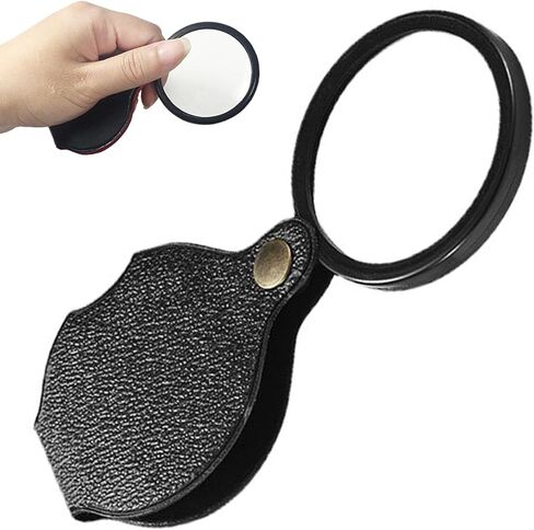 20X Pocket Magnifier, Portable Pocket Magnifying Glass, Rotating Folding HD Mini for Reading Student Pocket Magnifier in Saudi Arabia