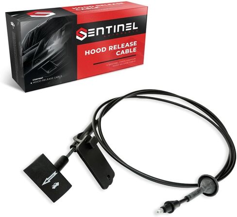 كابل تحرير غطاء المحرك مع مقبض متوافق مع Ford F-150 04-08، Lobo 04-08، 06-08 Lincoln Mark LT يستبدل # 4L3Z-16916-AAA، 912-039 in Kuwait