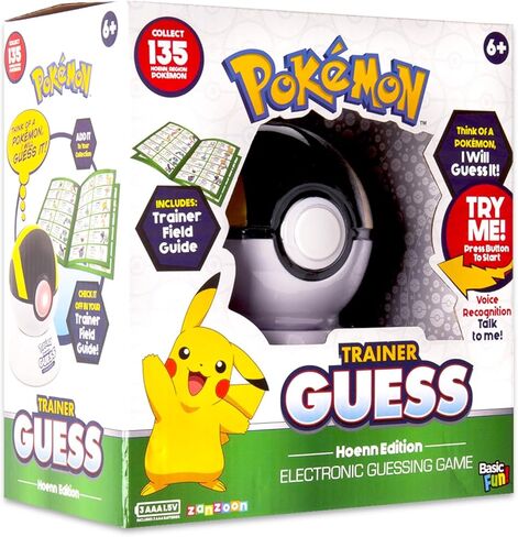 لعبة Pokemon Trainer Guess إصدار Hoenn - حزمة مع لعبة التخمين الإلكترونية، تحدث إلى إشارة Poke Ball Plus الخاصة بك، وبطاقات التداول | لعبة البوكيمون التخمين in Kuwait
