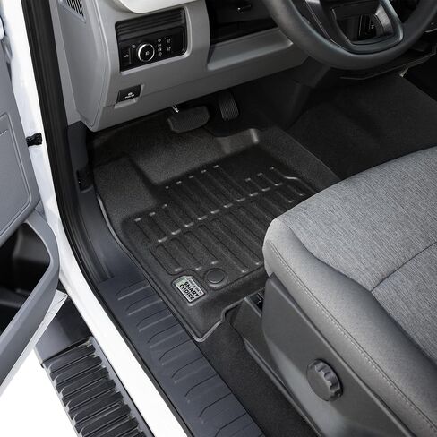 Smart Choice Car Floor Mats Custom fit for 2017-2026 Ford Super Duty - Made in USA - Black - Full Set 1st & 2nd Row in Saudi Arabia