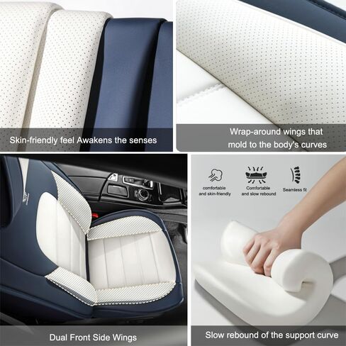 2PCS Seat Covers Fit for Toyota 4Runner 2000-2025 Leather Car Seat Covers Waterproof Anti-Slip Car Seat Protectors Comfort Automotive Seat Covers with Airbag（Standard,Classic Black） in Saudi Arabia