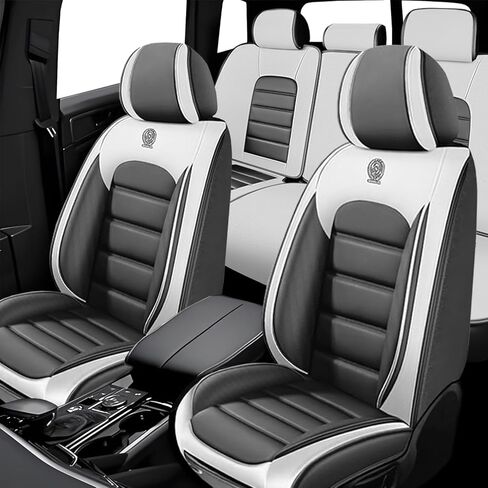 2PCS Seat Covers Fit for Toyota 4Runner 2000-2025 Leather Car Seat Covers Waterproof Anti-Slip Car Seat Protectors Comfort Automotive Seat Covers with Airbag（Standard,Classic Black） in Saudi Arabia