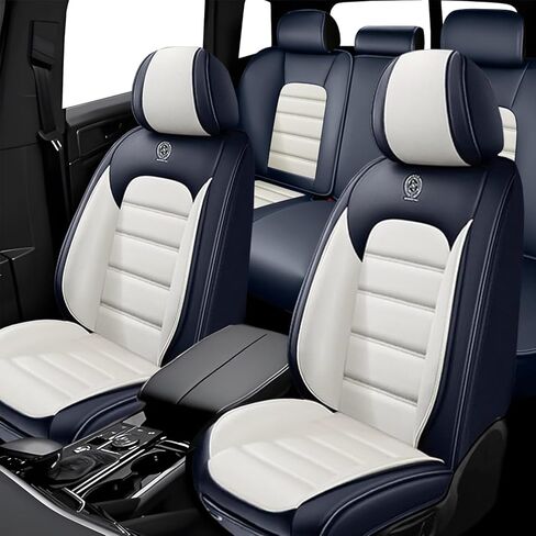 2PCS Seat Covers Fit for Toyota 4Runner 2000-2025 Leather Car Seat Covers Waterproof Anti-Slip Car Seat Protectors Comfort Automotive Seat Covers with Airbag（Standard,Classic Black） in Saudi Arabia