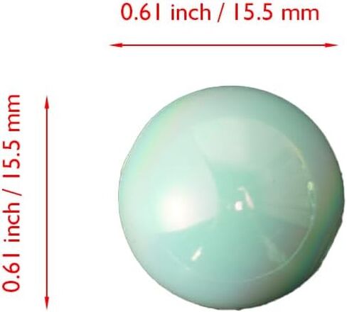 Beads for Pens 16mm 100pcs Acrylic Rainbow Color Bubblegum for DIY Jewelry Making Craft Supplies in Kuwait