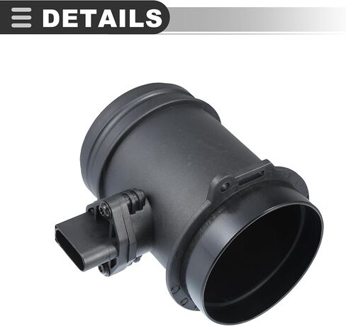 مستشعر تدفق الهواء الشامل Motoforti، مستشعر MAF، لسيارة BMW X5 E60 2004-2006 V8 4.4L، بلاستيك، معدن، رقم 13627566988، أسود in Kuwait