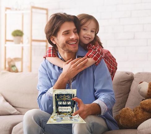 بطاقات عيد الأب المنبثقة من JUESMOS للأب والجد، بطاقة عيد الأب السعيدة، بطاقة عيد الأب من ابنة الابن، بطاقات تهنئة منبثقة ثلاثية الأبعاد، هدايا عيد الأب للزوج من الزوجة in Kuwait