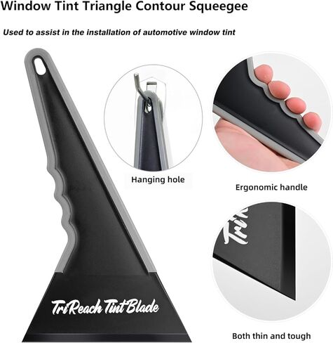 EHDIS Window Tint Tools Kit Professional Window Tint Squeegee Set with 8 Inch Silicone Squeegee,Mini Quarter Squeegee,Triangle Contour Tint Squeegee for Windshield & Rear Glass Tinting and Cleaning in Kuwait