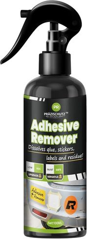 Adhesive Remover Spray for Cars – Paint Safe Formula Removes Glue, Stickers, Labels, Tape Residue, Gum & Tar, Streak-Free Cleaner for Painted, Metal, Plastic & Glass Surfaces, 100ml in Saudi Arabia
