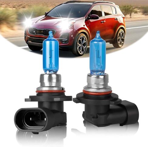 Fit for Kia Sportage 2017 2018 2019 2020 2021 2022 High Performance 9005 High/low Beam Headlight Bulb,100W,IP68, plug and play,5000K White Light,2 pack in Saudi Arabia