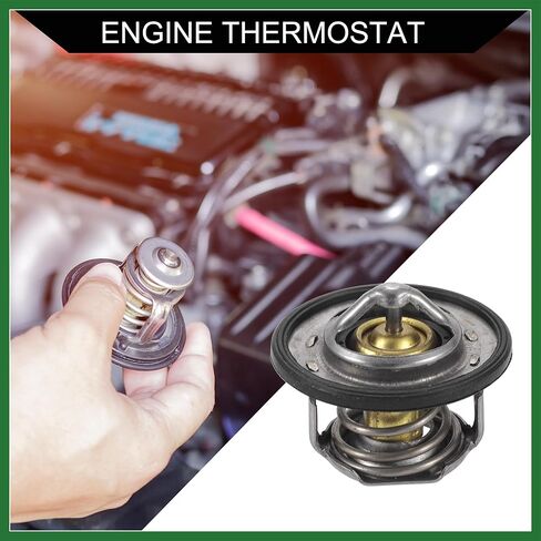 Motoforti No.1305A280 Car Thermostat for Mitsubishi Mirage 2017-2022 / Inner Engine Coolant Thermostats/Durable Metal / 1 Pcs Silver Tone Long-lasting in Kuwait