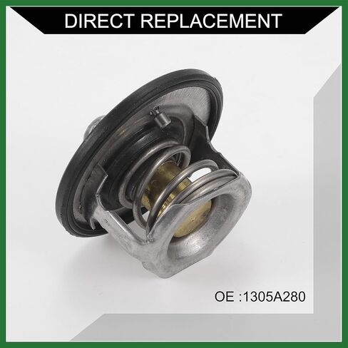 Motoforti No.1305A280 Car Thermostat for Mitsubishi Mirage 2017-2022 / Inner Engine Coolant Thermostats/Durable Metal / 1 Pcs Silver Tone Long-lasting in Kuwait