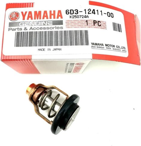Genuine Thermostat PWC & Boat 6D3-12411-00-00 for Yamaha FX HO 2009-2021 FX Cruiser HO 2009-2021 VXR 2011-2019 VXS 2011-2016 Jet Boats AR210 2006-2015 SR210 2006-2007 in Kuwait