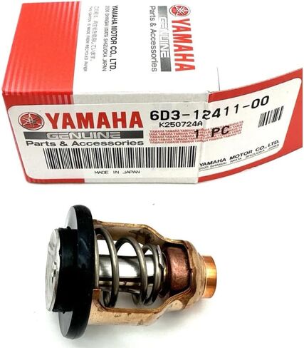 Genuine Thermostat PWC & Boat 6D3-12411-00-00 for Yamaha FX HO 2009-2021 FX Cruiser HO 2009-2021 VXR 2011-2019 VXS 2011-2016 Jet Boats AR210 2006-2015 SR210 2006-2007 in Kuwait
