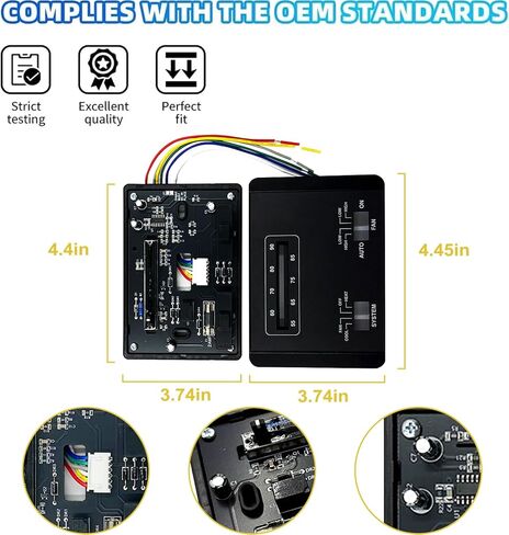Upgraded 7330F3852 RV air Conditioning Thermostat Single Stage Heating/Cooling Control Compatible with Coleman Mach 3，3 Plus，Mach 8，8 Polar Cub，Mach 15，1 Power Saver，III Power Saver，Roughneck Series in Saudi Arabia