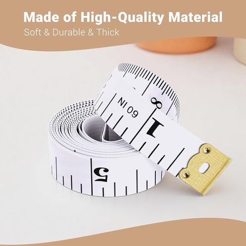 Pack of 3 Flexible Tape Measure,Soft Measuring Tape for Body, Body Sewing Flexible Ruler for Weight Loss Measurement,Tailor Craft Ruler 150 cm/60 inch in Saudi Arabia
