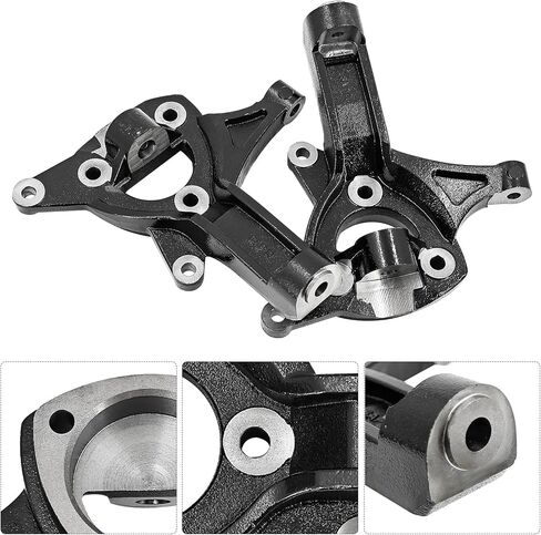 2PCS 2WD 4" Front Lift Spindle Knuckle Compatible with Chevy Silverado 1500 Sierra 1500 1999-2007, Lift Knuckle Fits for Chevy Tahoe Suburban and Fits for GMC Yukon XL 2000-2006 Suspension Level Kit in Saudi Arabia