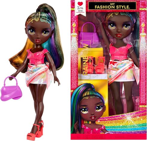 Rainbow High My Fashion Style Iris, Rainbow 11" Fashion Doll with Statement Outfit, Stylish Handbag, Great Toy Gift for Girls Kids Ages 4-12 Years in Kuwait