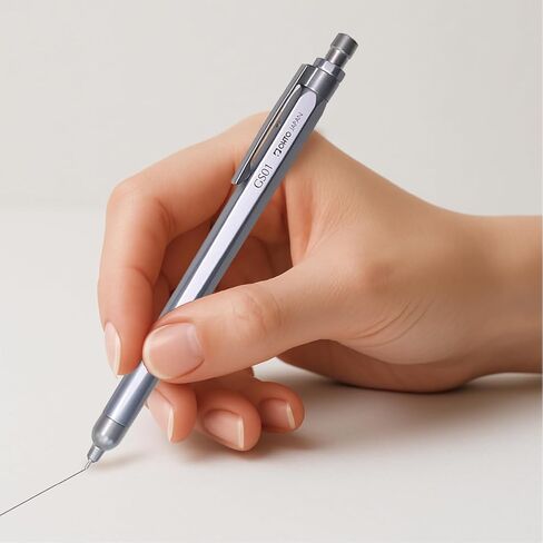 Auto Roller Gel Ballpoint Pen GS01 Silver GS01-G5-SV in Kuwait