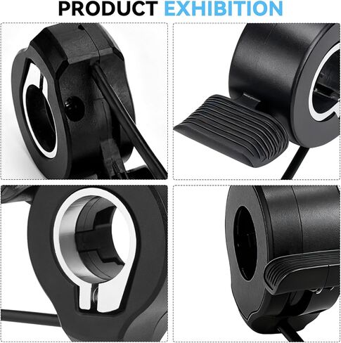 دواسة Jerbor Thumb Throttle لـ Qlife Racer/Racer 27.5/Racer Fat Tyre/Racer Plus Fat Tyre/Spark/Cityone ST/SO/2.0/Step Over 2.0/Stepover Ul Tra/Trike/Trike Plus، وحدة تحكم خنق الإبهام لدراجة Qlife الإلكترونية in Kuwait