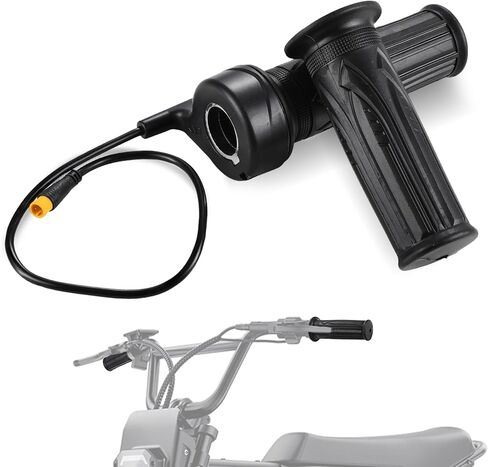 Ebike Full Twist Throttle متوافق مع Macfox X1S X1 X2 E Bike 12-74V دراجة كهربائية 20X 3Pin مستقرة سريعة الاستجابة E-Bike Thottle مع موصل مقاوم للماء in Kuwait