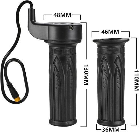 Ebike Full Twist Throttle متوافق مع Macfox X1S X1 X2 E Bike 12-74V دراجة كهربائية 20X 3Pin مستقرة سريعة الاستجابة E-Bike Thottle مع موصل مقاوم للماء in Kuwait