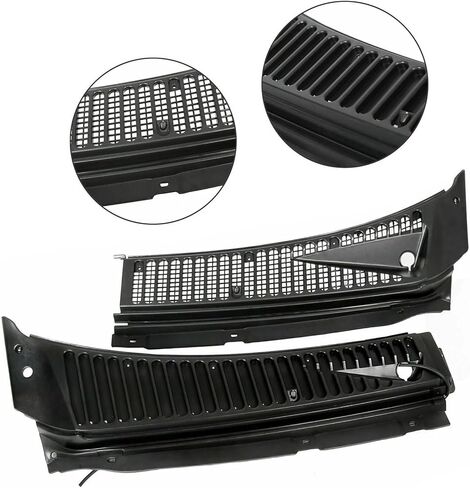 2 PCS Front Windshield Wiper Cowl Panel for 1999-2007 Ford F250 F350 F450 F550 Super Duty/2000-2005 Ford Excursion Window Cover Insert Panel Replacement for 3C3Z25022A68AAA 4C3Z25022A69AAA in Kuwait