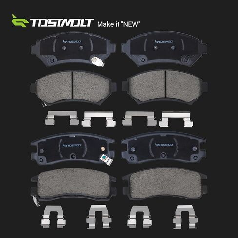New 8pcs Complete Front+Rear Ceramic Disc Brake Pads Set Fit Grand Prix Regal Intrigue Century Monte Carlo Impala Aurora Park Avenue Riviera LeSabre Eldorado Seville DeVille Bonneville & More in Saudi Arabia