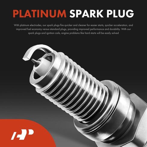A-Premium 1x Ignition Coil Pack and 6x Iridium Spark Plugs Compatible with Hyundai Sonata 1999-2001 2005 & Kia Optima 2001 2004-2005, Magentis 2001-2006 in Kuwait