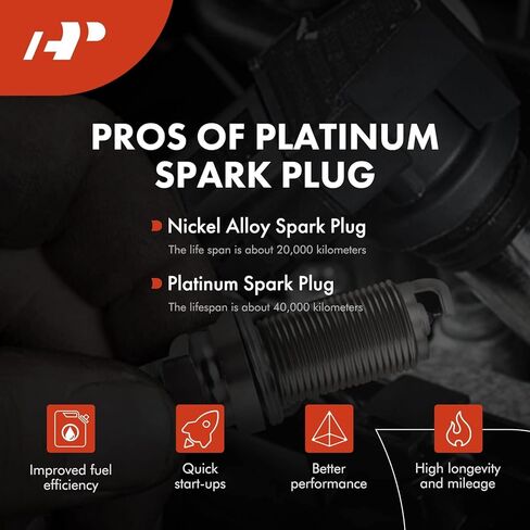 A-Premium 1x Ignition Coil Pack and 6x Iridium Spark Plugs Compatible with Hyundai Sonata 1999-2001 2005 & Kia Optima 2001 2004-2005, Magentis 2001-2006 in Kuwait
