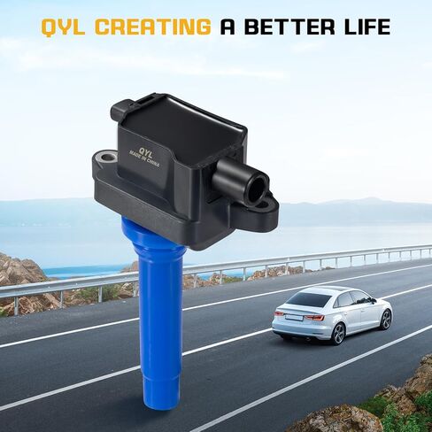 QYL 2Pcs Ignition Coil Pack Compatible with Kia Spectra Sephia L4 1.8L Replacement for C1181 UF253 in Kuwait